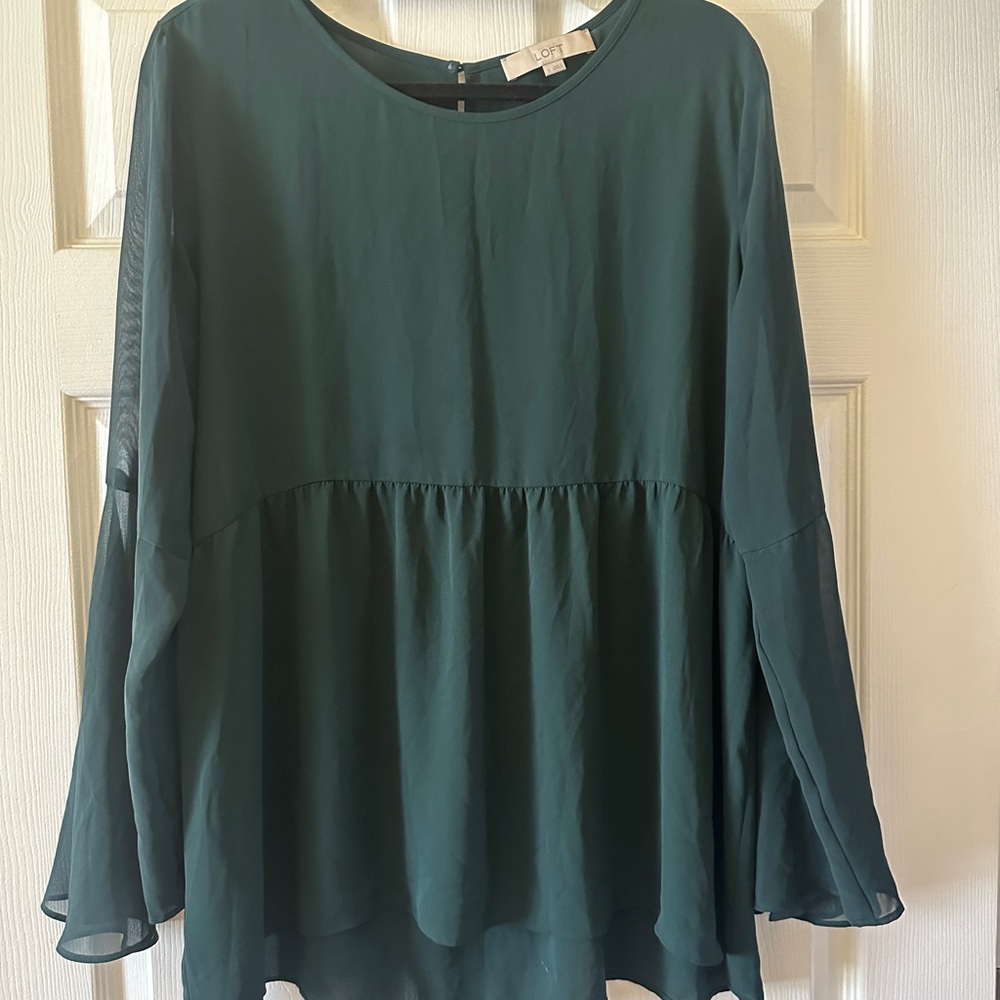 Dark Green Women's Top